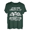 Herren Kraftfahrer - Morgens Müde Abends Blau Ich bin Lkw-Fahrer T-Shirt
