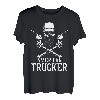 Amerikanischer Trucker für patriotischen LKW-Fahrer T-Shirt