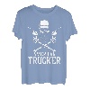 Amerikanischer Trucker für patriotischen LKW-Fahrer T-Shirt