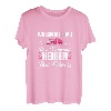 Damen Ich Bin Die Frau Eines LKW Fahrers Trucker Fernfahrer T-Shirt