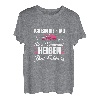Damen Ich Bin Die Frau Eines LKW Fahrers Trucker Fernfahrer T-Shirt