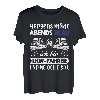 Lastkraftwagenfahrer Morgens Müde Abends Blau Lkw Fahrer T-Shirt