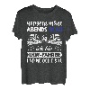 Lastkraftwagenfahrer Morgens Müde Abends Blau Lkw Fahrer T-Shirt