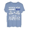 Lastkraftwagenfahrer Morgens Müde Abends Blau Lkw Fahrer T-Shirt