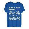 Lastkraftwagenfahrer Morgens Müde Abends Blau Lkw Fahrer T-Shirt