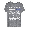 Lastkraftwagenfahrer Morgens Müde Abends Blau Lkw Fahrer T-Shirt