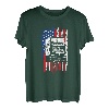 US Amerikanische Flagge Semi Truck Driver 18 Wheeler Trucker USA T-Shirt