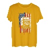 US Amerikanische Flagge Semi Truck Driver 18 Wheeler Trucker USA T-Shirt