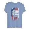 US Amerikanische Flagge Semi Truck Driver 18 Wheeler Trucker USA T-Shirt