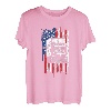 US Amerikanische Flagge Semi Truck Driver 18 Wheeler Trucker USA T-Shirt