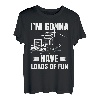 Trucker LKW 18 Räder CDL Anhänger Autobahn LKW Fahrer T-Shirt