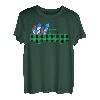 Buffalo Plaid Feuerwerk Truck 4. Juli Amerikanische Flagge Geschenk T-Shirt