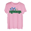 Buffalo Plaid Feuerwerk Truck 4. Juli Amerikanische Flagge Geschenk T-Shirt