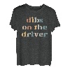 Lkw-Fahrer-Freundin Vintage-Retro-Dibs on the Driver T-Shirt
