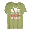 Lkw-Fahrer Trucker-Frau T-Shirt