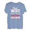 Lkw-Fahrer Trucker-Frau T-Shirt