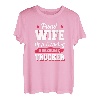 Lkw-Fahrer Trucker-Frau T-Shirt