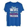 Lkw-Fahrer Trucker-Frau T-Shirt