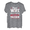 Lkw-Fahrer Trucker-Frau T-Shirt