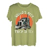 Herren Weltweit bestes LKW-Fahrer-Anhänger-LKW-Fahrzeug T-Shirt