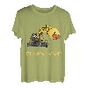 Gummiente Bagger Baustelle Baggerheber T-Shirt