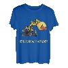 Gummiente Bagger Baustelle Baggerheber T-Shirt