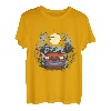 Cooler LKW, der nachts in den Bergen fährt, LKW-Fahrer T-Shirt