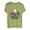 Cooler LKW, der nachts in den Bergen fährt, LKW-Fahrer T-Shirt