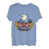 Cooler LKW, der nachts in den Bergen fährt, LKW-Fahrer T-Shirt