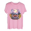 Cooler LKW, der nachts in den Bergen fährt, LKW-Fahrer T-Shirt