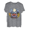 Cooler LKW, der nachts in den Bergen fährt, LKW-Fahrer T-Shirt