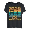 Herren Papa Lkw Fahrer Vatertag Berufsfahrer Vater Fernfahrer Papa T-Shirt