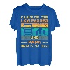 Herren Papa Lkw Fahrer Vatertag Berufsfahrer Vater Fernfahrer Papa T-Shirt
