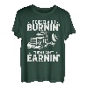 Trucker LKW 18 Räder Autobahn LKW Fahrer CDL Anhänger T-Shirt