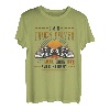 LKW-Fahrer essen Fleisch trinken Bier und verbrennen Diesel Halbwagen T-Shirt
