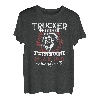 Trucker Mein Antrieb Sind Koffein Laute Musik Lastwagen LKW T-Shirt