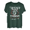 Trucker Mein Antrieb Sind Koffein Laute Musik Lastwagen LKW T-Shirt