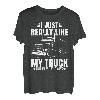 LKW-Fahrer-Design für Herren, Halbanhänger, LKW, Vater, großes Rig T-Shirt