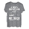 LKW-Fahrer-Design für Herren, Halbanhänger, LKW, Vater, großes Rig T-Shirt