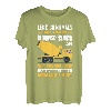 Herren Leg Dich Niemals Mit Einem Betonmischerfahrer An LKW-Fahrer T-Shirt