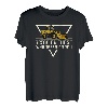 Humorgrafische Zeichnung Tritt denen auf, die auf dich treten, Mann T-Shirt