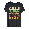 Retro Lkw Fahrer Tacos Trucker - Vintage Lastwagenfahrer T-Shirt