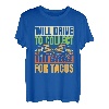 Retro Lkw Fahrer Tacos Trucker - Vintage Lastwagenfahrer T-Shirt