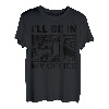 Ich werde in meinem Büro Trucker Lustiger Retro-Diesel-Lkw-Fahrer sein T-Shirt