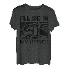 Ich werde in meinem Büro Trucker Lustiger Retro-Diesel-Lkw-Fahrer sein T-Shirt