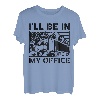 Ich werde in meinem Büro Trucker Lustiger Retro-Diesel-Lkw-Fahrer sein T-Shirt