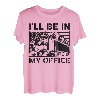 Ich werde in meinem Büro Trucker Lustiger Retro-Diesel-Lkw-Fahrer sein T-Shirt