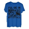 Ich werde in meinem Büro Trucker Lustiger Retro-Diesel-Lkw-Fahrer sein T-Shirt