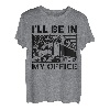 Ich werde in meinem Büro Trucker Lustiger Retro-Diesel-Lkw-Fahrer sein T-Shirt