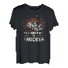 Trucker Truck Driver Vintage Retro Normal war langweilig, also ich T-Shirt